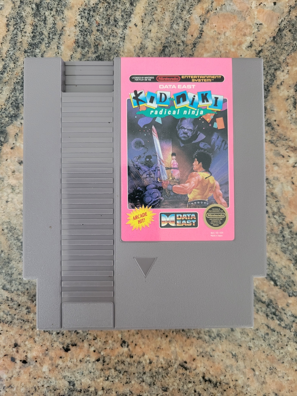 Nintendo (NES): Kid Niki Radical Ninja Game & Sheath (Premium - 5 Screw Version)
